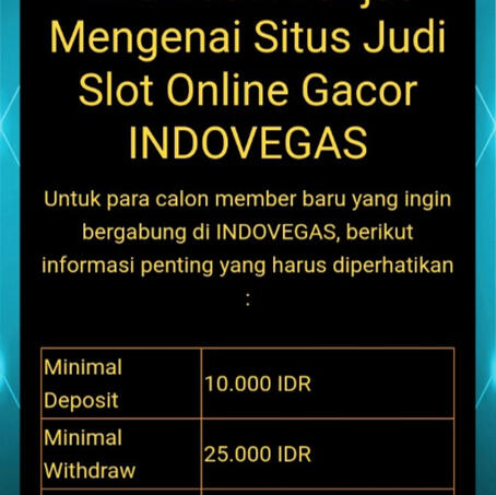 IndoVegas Terpercaya